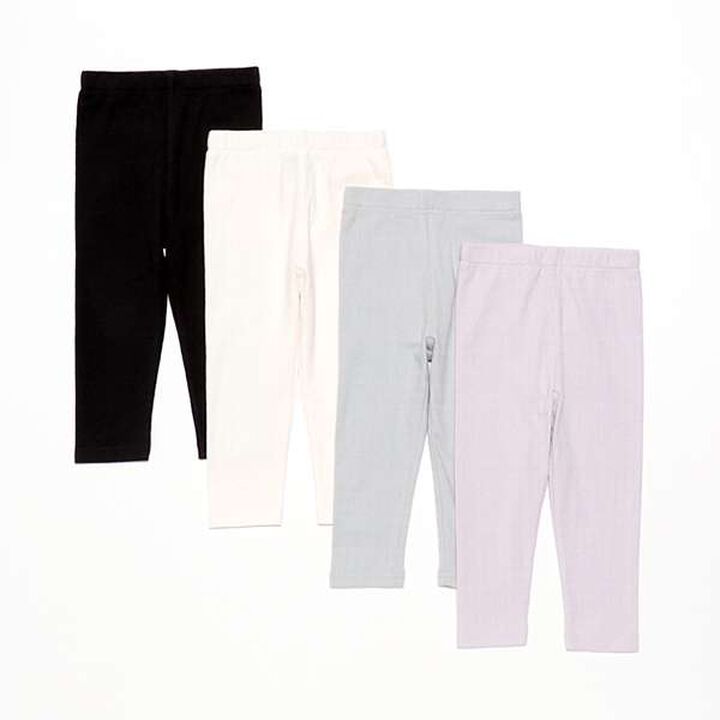 Organic Heart Stitch Leggings,Blue gray, medium image number 7
