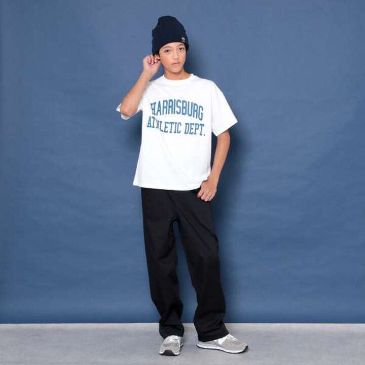 Stretch Twill Baggy Pants,Khaki, medium image number 11