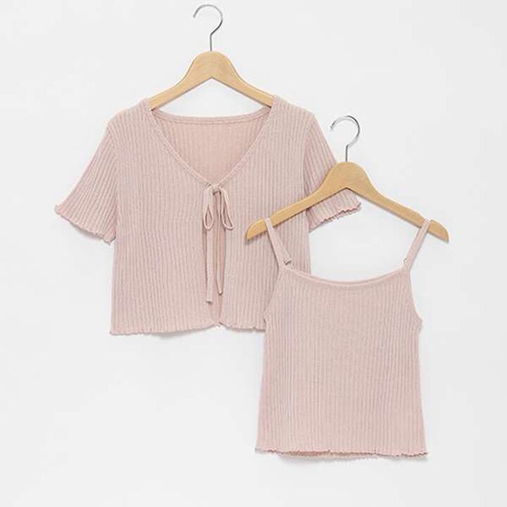 Shimmer Cardigan with Inner Layer,Off white, medium image number 12
