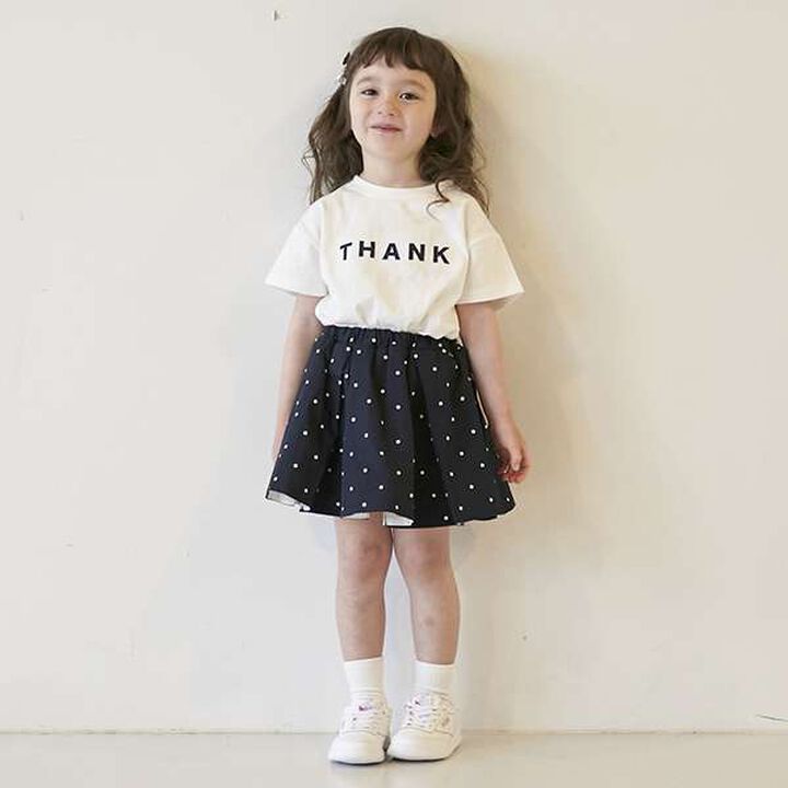 [Link] Volume Tuck Skirted Shorts (Kids),Navy, medium image number 0