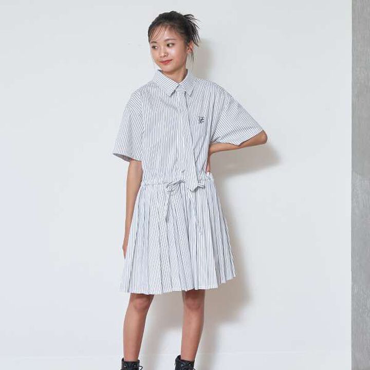 LTXC - Shirt One-Piece Dress with Tie,Black, medium image number 16