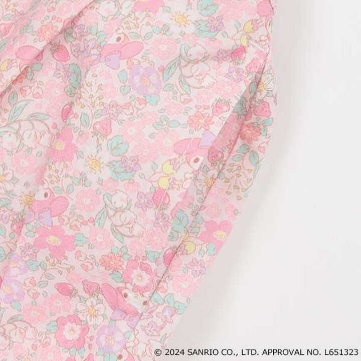 Sanrio Tuck Pleats Culottes,Sax blue, medium image number 2
