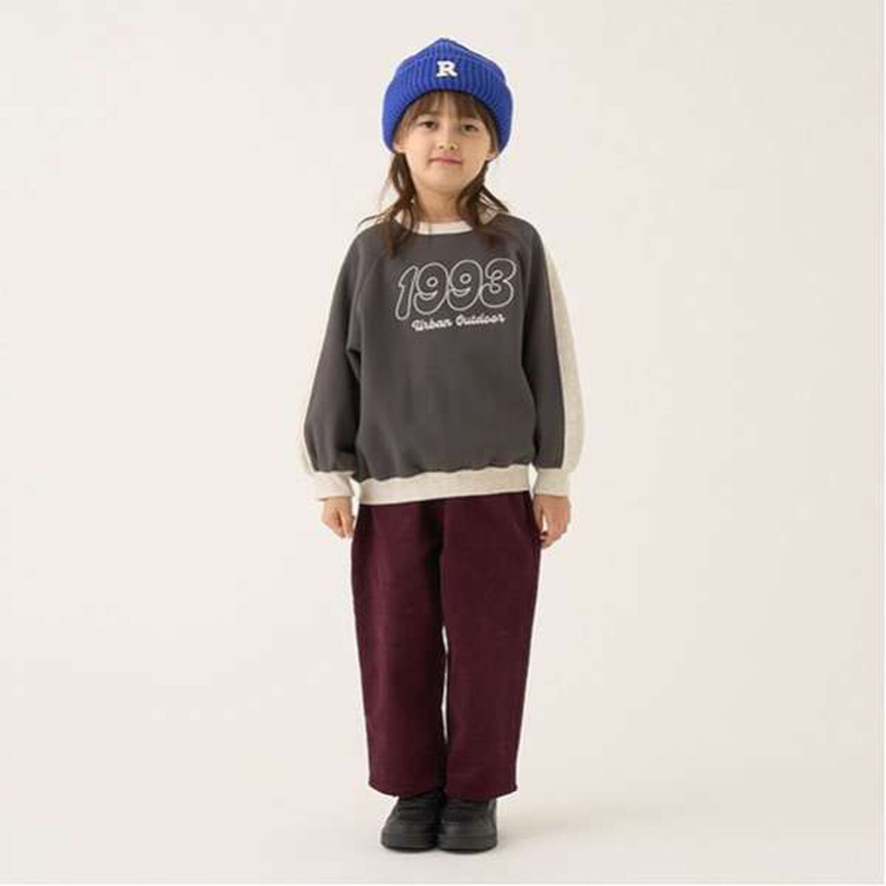 Corduroy Tapered Pants,Ink blue, large image number 4