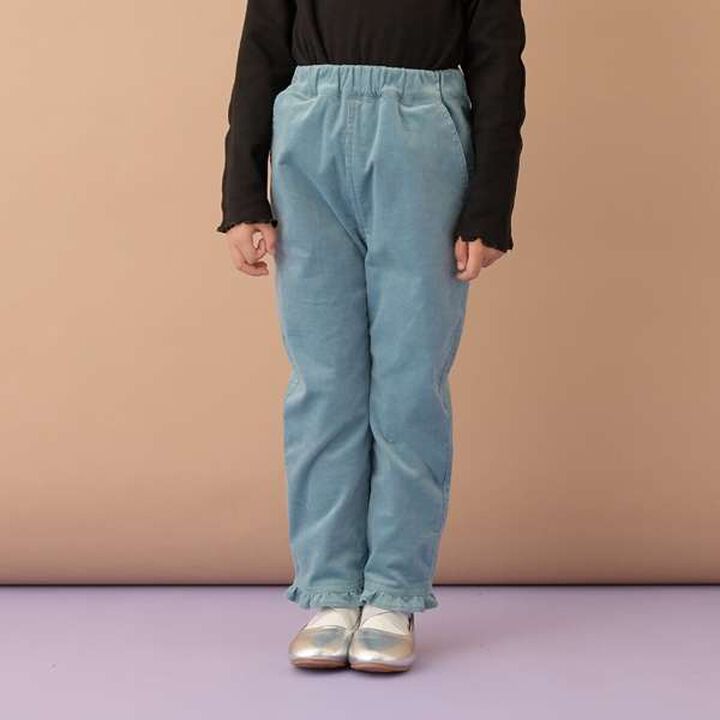Heart Pocket Corduroy Pants,Charcoal gray, medium image number 22