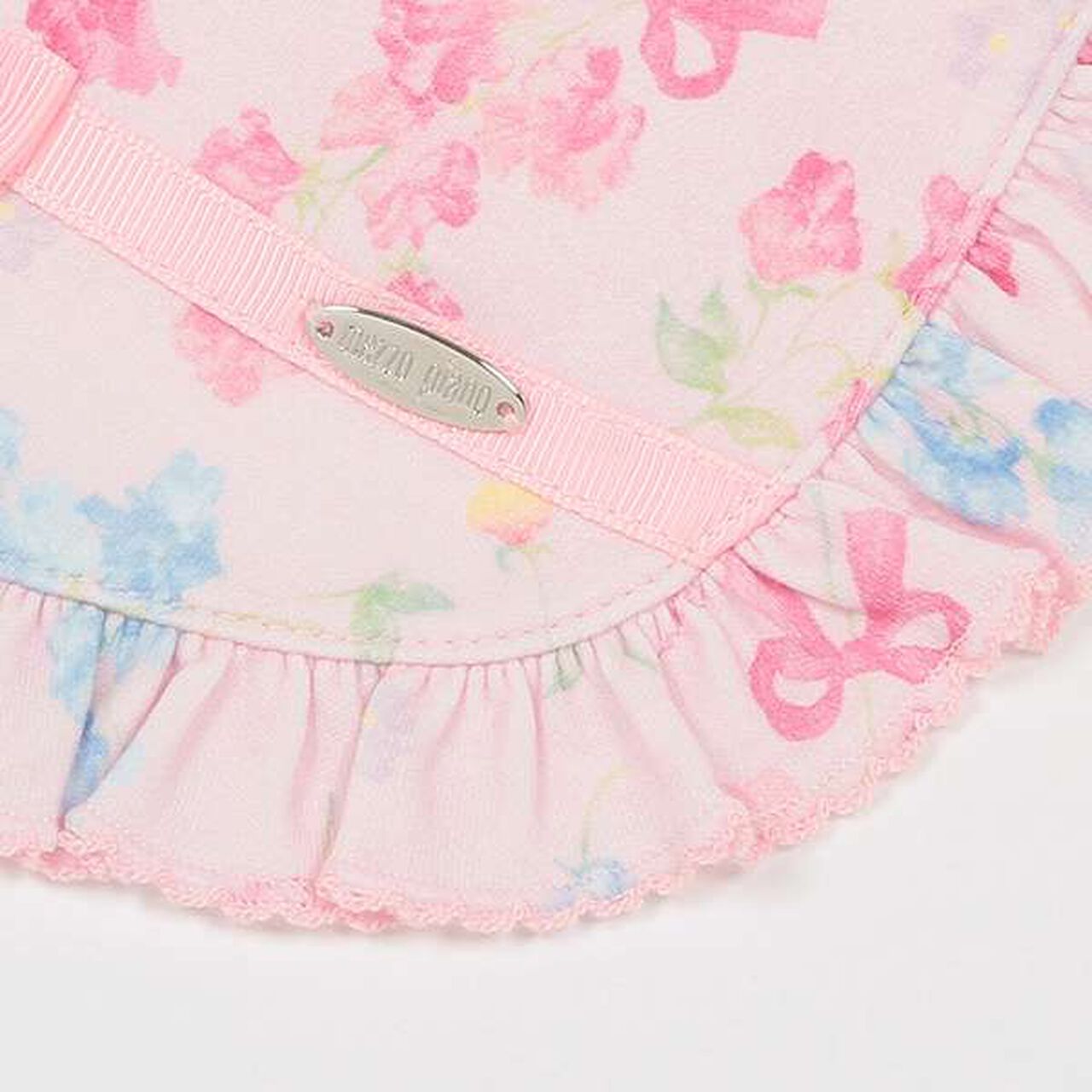 Sweet Pea Collared Bib,Light pink, large image number 4