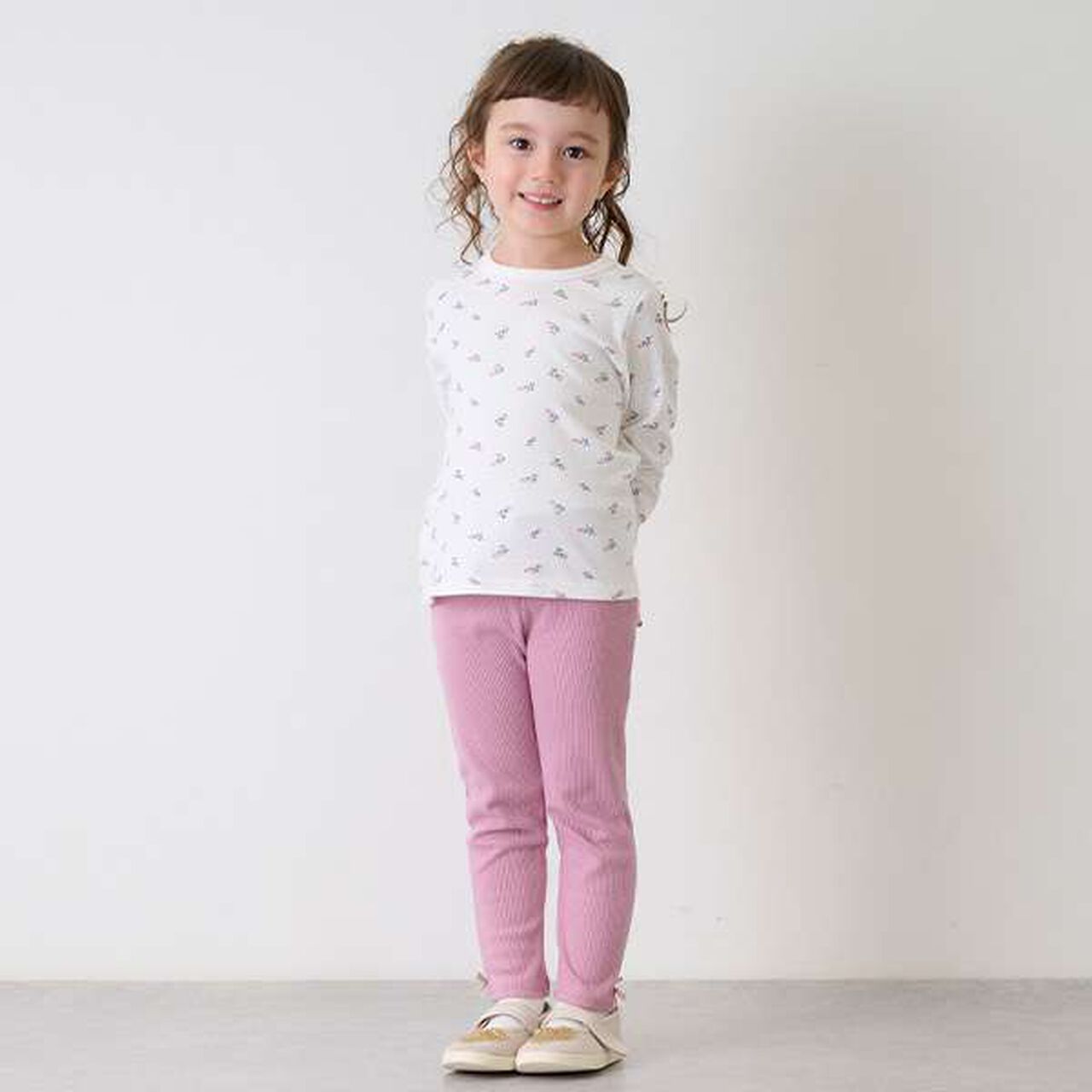 10-Length Girls' Leggings,Mocha tea, large image number 22