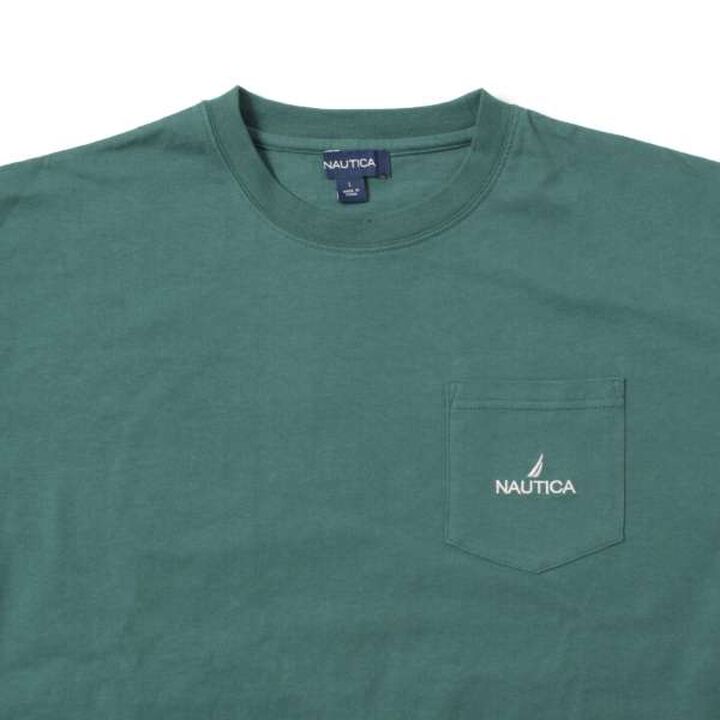 Nautica Back Skater Long Sleeve T-Shirt,White, medium image number 5
