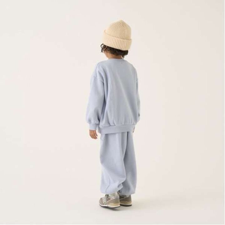 Cozy Fleece Color Block Sweatpants with Panels,Charcoal gray, medium image number 5