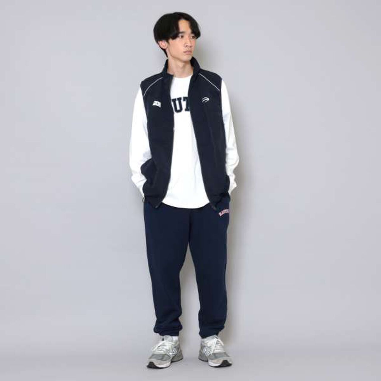 Nautica Embroidered Sweatpants,Gray, large image number 7