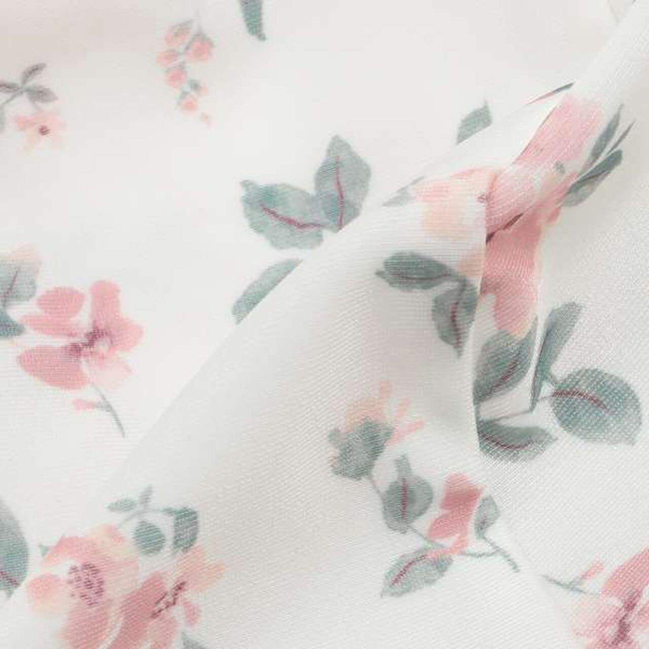 Floral Swim Cap,Off white, large image number 3
