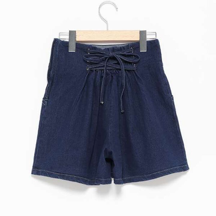 Back Lace-Up Shorts,Gray, medium image number 11