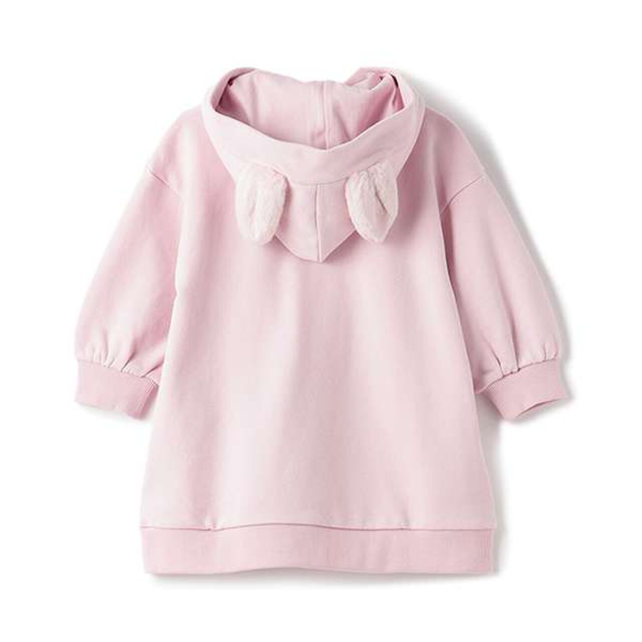 Animal Motif Hoodie One-Piece Dress,Lavender, large image number 1