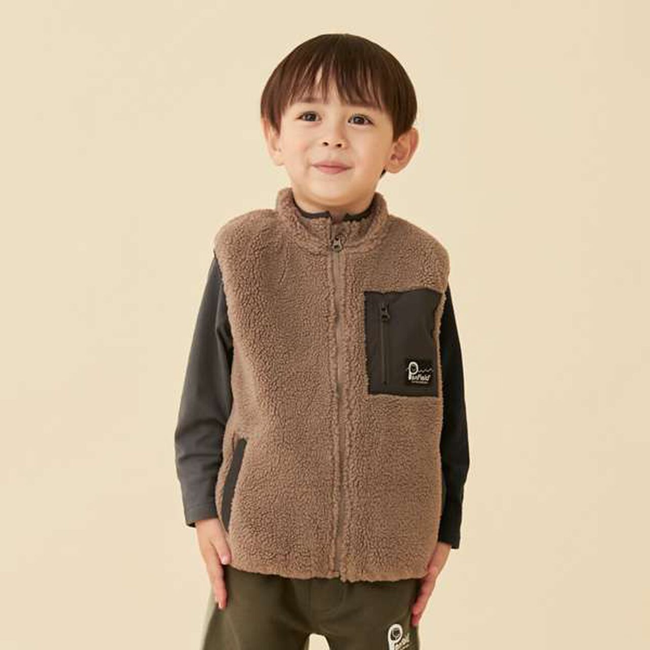 Penfield Fleece Vest,Mocha tea, large image number 7