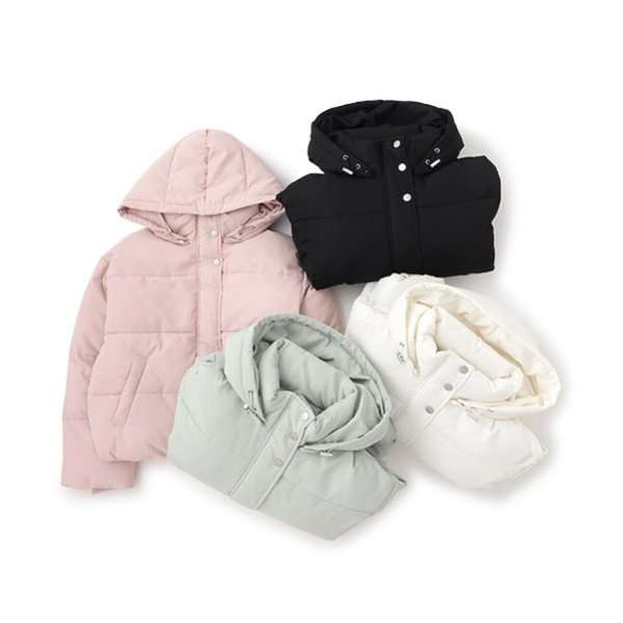 Puffy Short Jacket,Pink, large image number 4