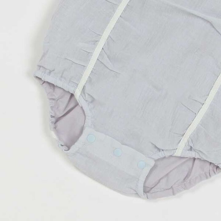 Shirred Overall,Light blue, medium image number 7
