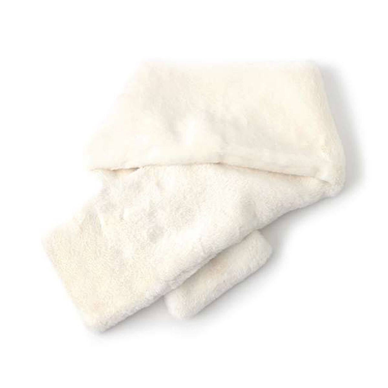 Ribbon Faux Fur Scarf,Off white, large image number 1