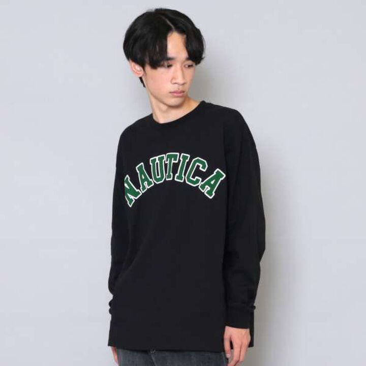 Nautica Appliqu&eacute; Long Sleeve T-Shirt,Green, medium image number 20