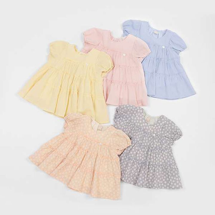 Smile Series Crinkled Tunic (Kids),Orange, medium image number 19