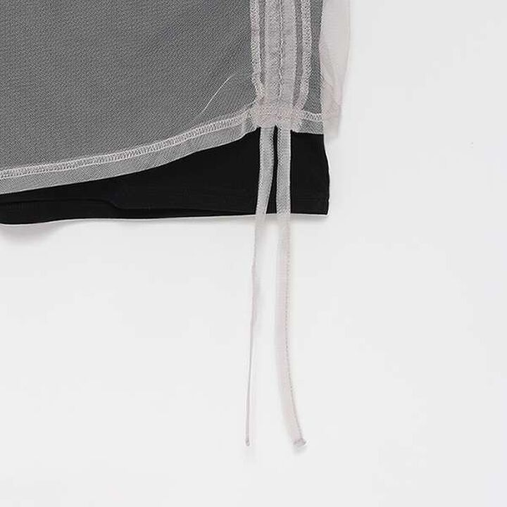 LTXC - Mesh Drawstring Half T Tank Set,Off white, medium image number 13