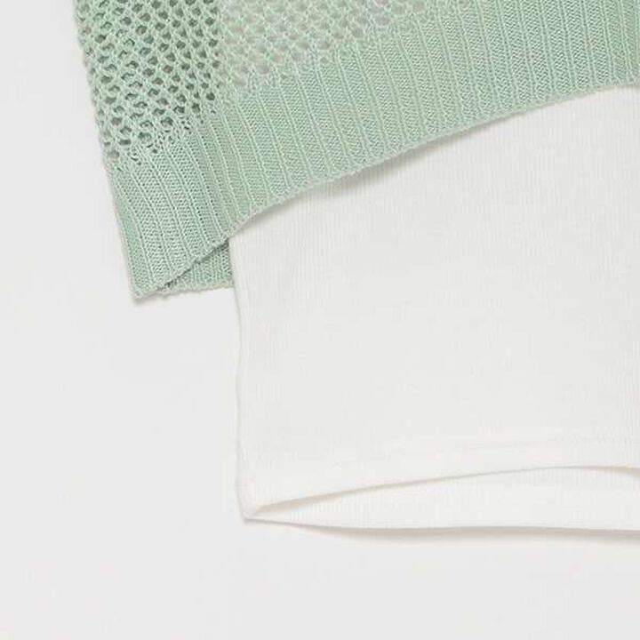 LTXC - Mesh Knit with Inner Layer,Lavender, medium image number 18