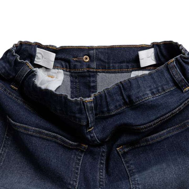 Stretch Denim Slim Pants,Black, medium image number 12