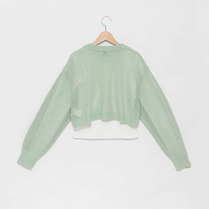 LTXC - Mesh Knit with Inner Layer,Lavender, medium image number 1