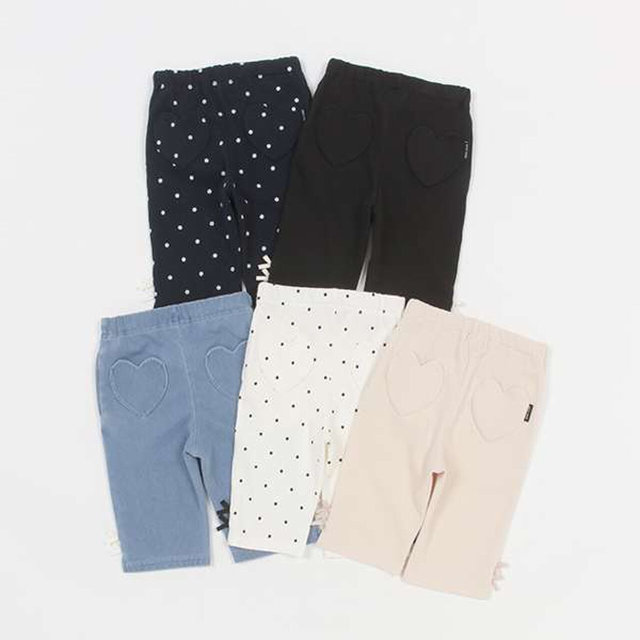 Stain-Resistant 7/8 Ribbon Pants,Navy, large image number 16