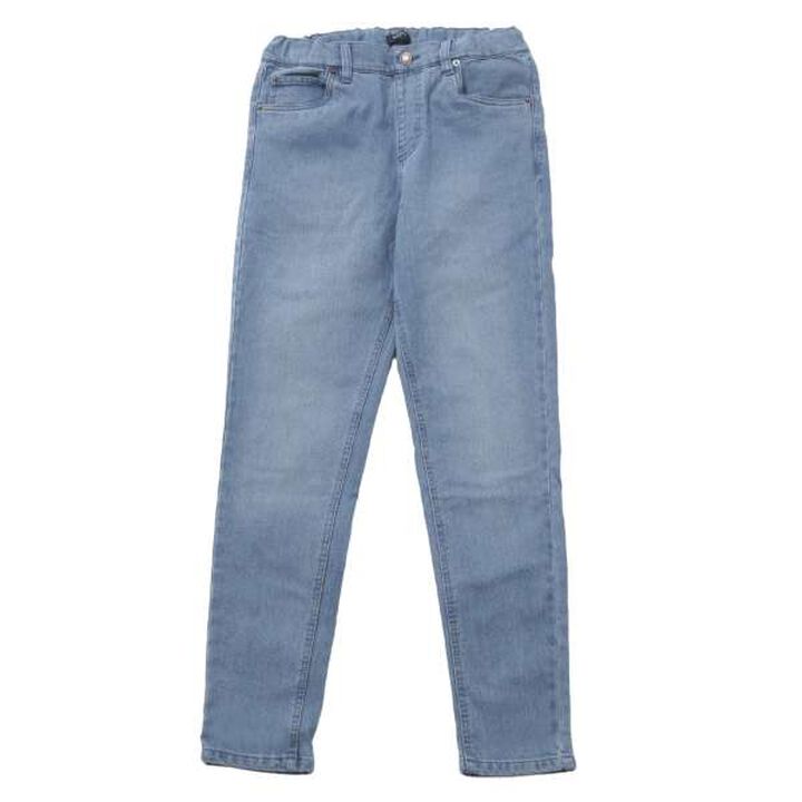 Stretch Denim Slim Pants,Black, medium image number 4