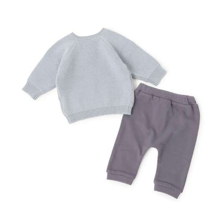 Dog Print Knit + Pants Set,Ivory, medium image number 11