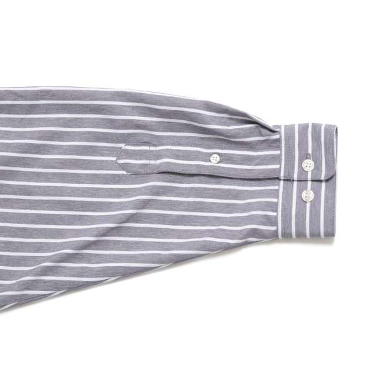 Striped Shirt,Black, large image number 8