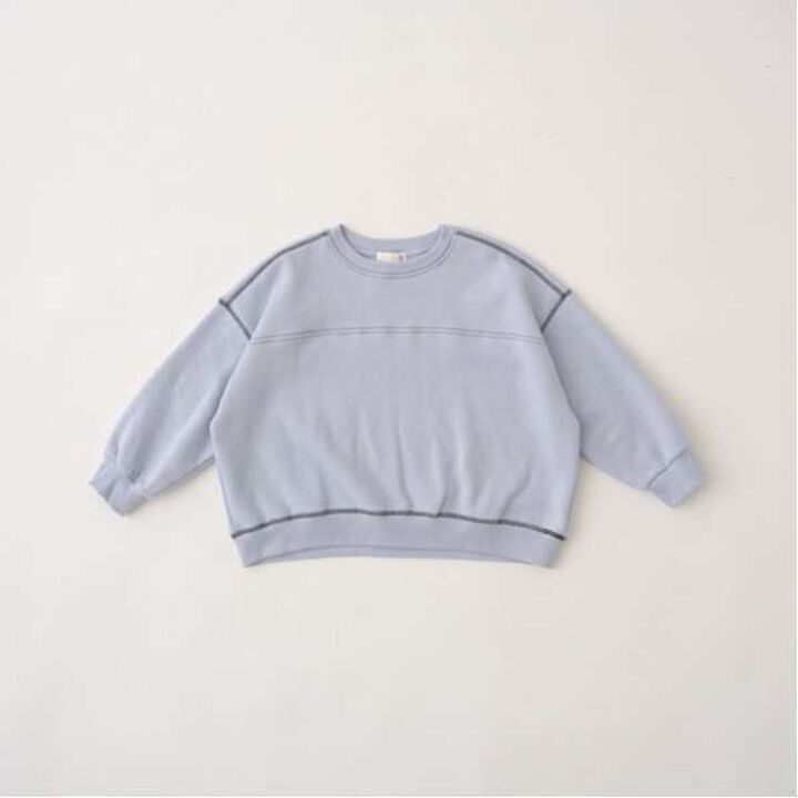 Pilling-Resistant Cozy Sweatshirt,Blue gray, medium image number 11