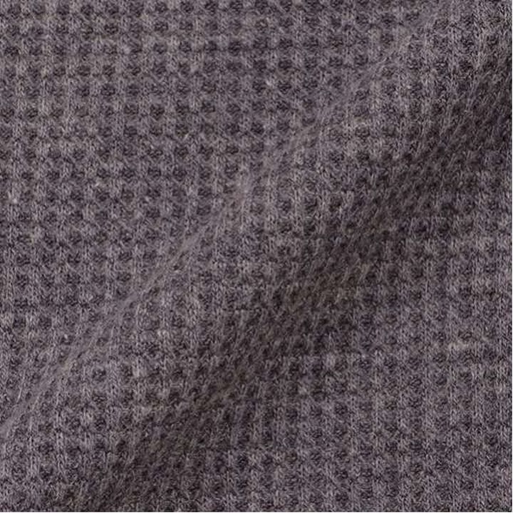 Waffle Cut Shirt,Charcoal gray, medium image number 2