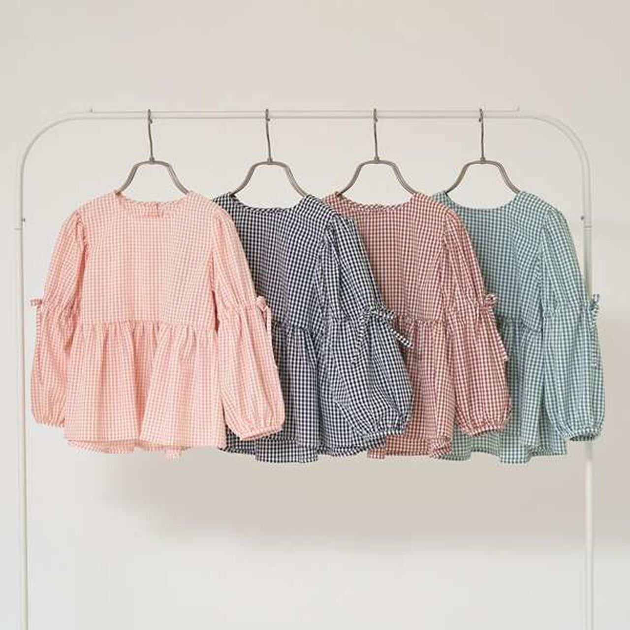 Voluminous Peplum Blouse,Salmon pink, large image number 1