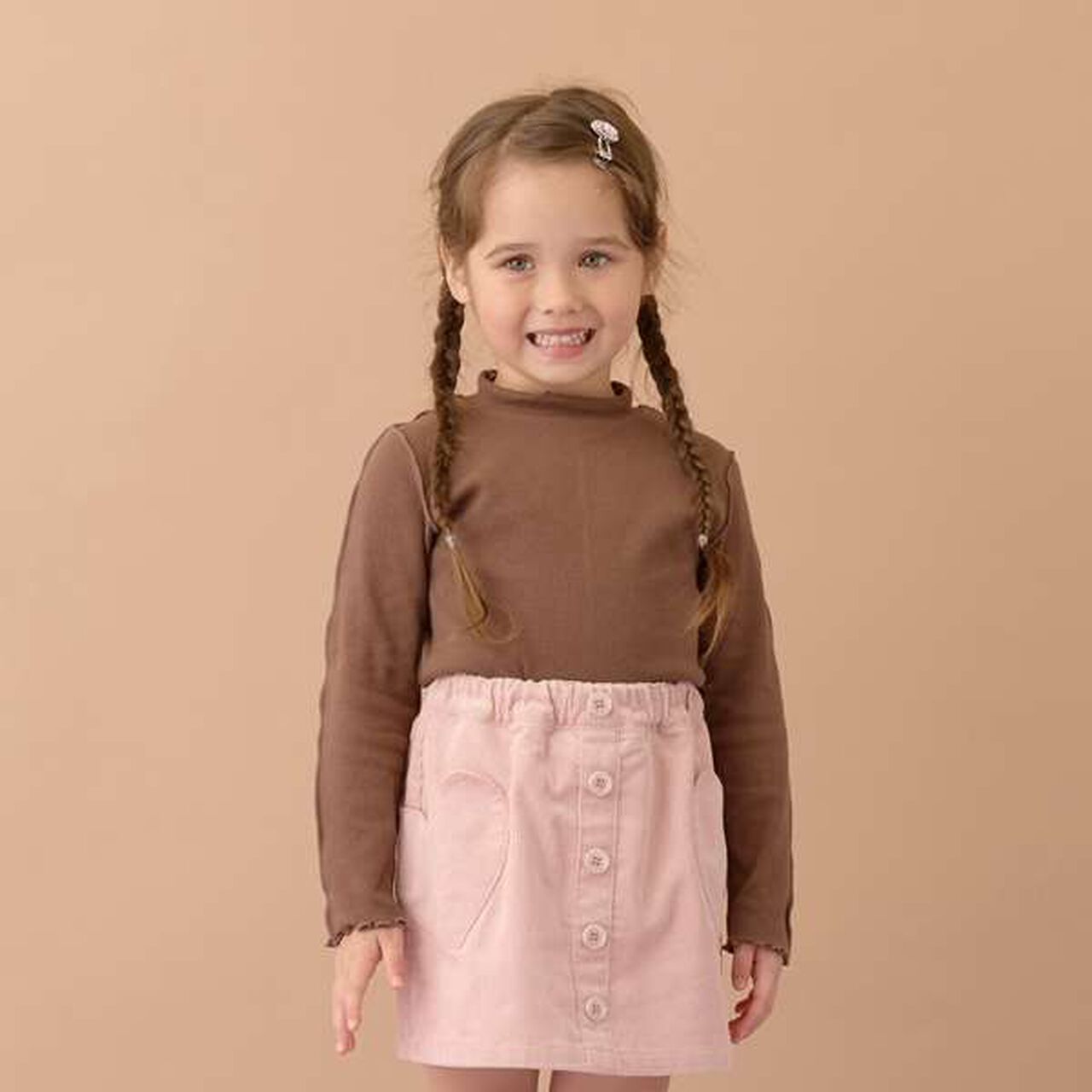 Turtleneck,Dark brown, large image number 0