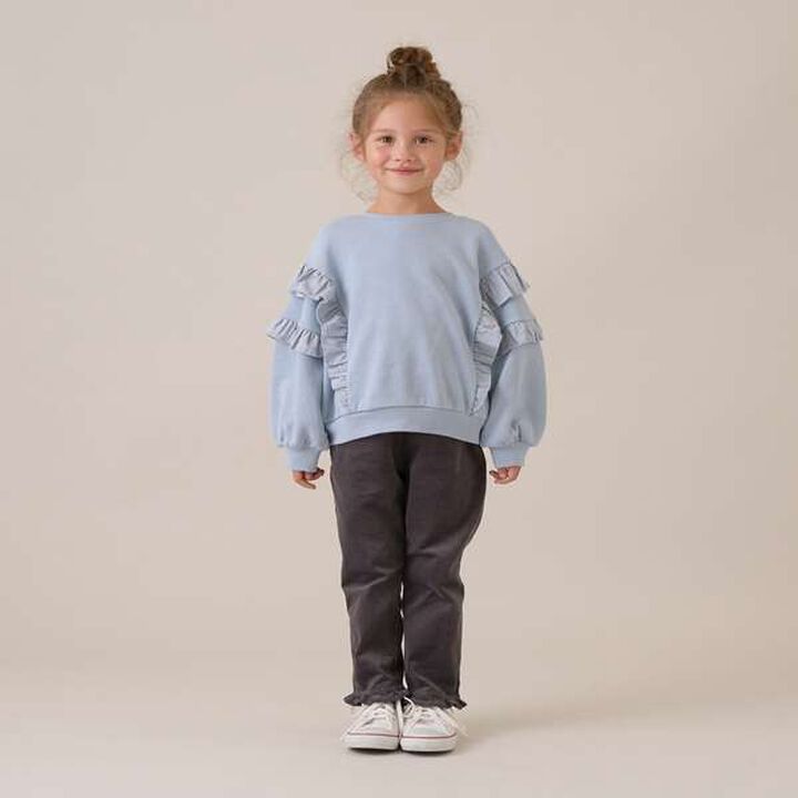 Heart Pocket Corduroy Pants,Charcoal gray, medium image number 9